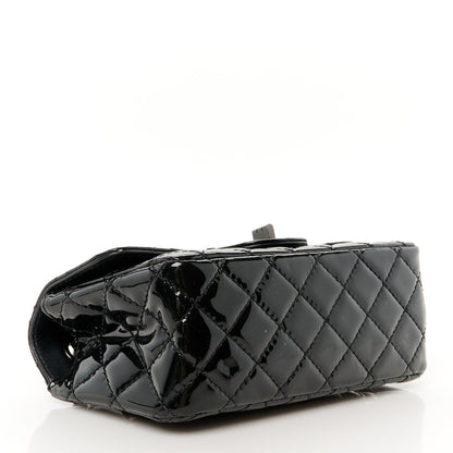 Chanel Patent Calfskin Quilted 2.55 Reissue Mini Flap So Black 4 of 10
