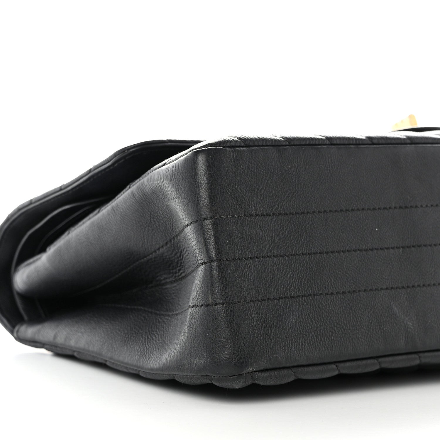 Chanel Crumpled Calfskin Chevron Quilted 2.55 Reissue 226 Black 9 of 11