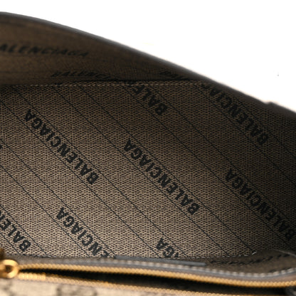 Balenciaga X GUCCI GG Supreme Monogram Small Hourglass Top Handle Bag Beige Ebony 5 of 12