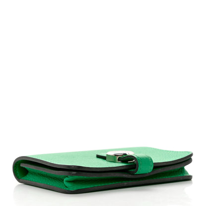 Hermes Togo Dogon Card Case Vert Vertigo 4 of 8