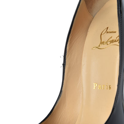 Christian Louboutin Patent Lady Peep 150 Pumps 39.5 Black 9 of 20