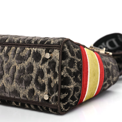 Christian Dior Velvet Mizza Embroidered Medium Lady D-Lite Beige Multicolor 9 of 9