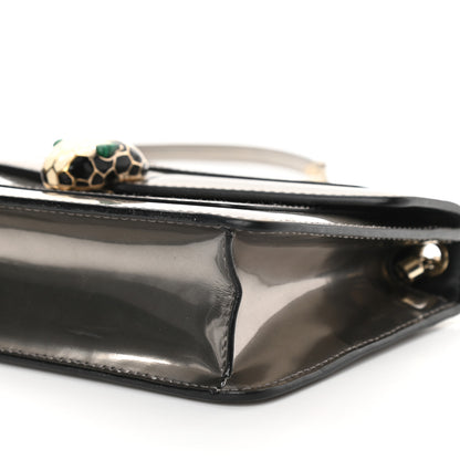 Bulgari Metallic Serpenti Forever Small Shoulder Bag Silver 9 of 13