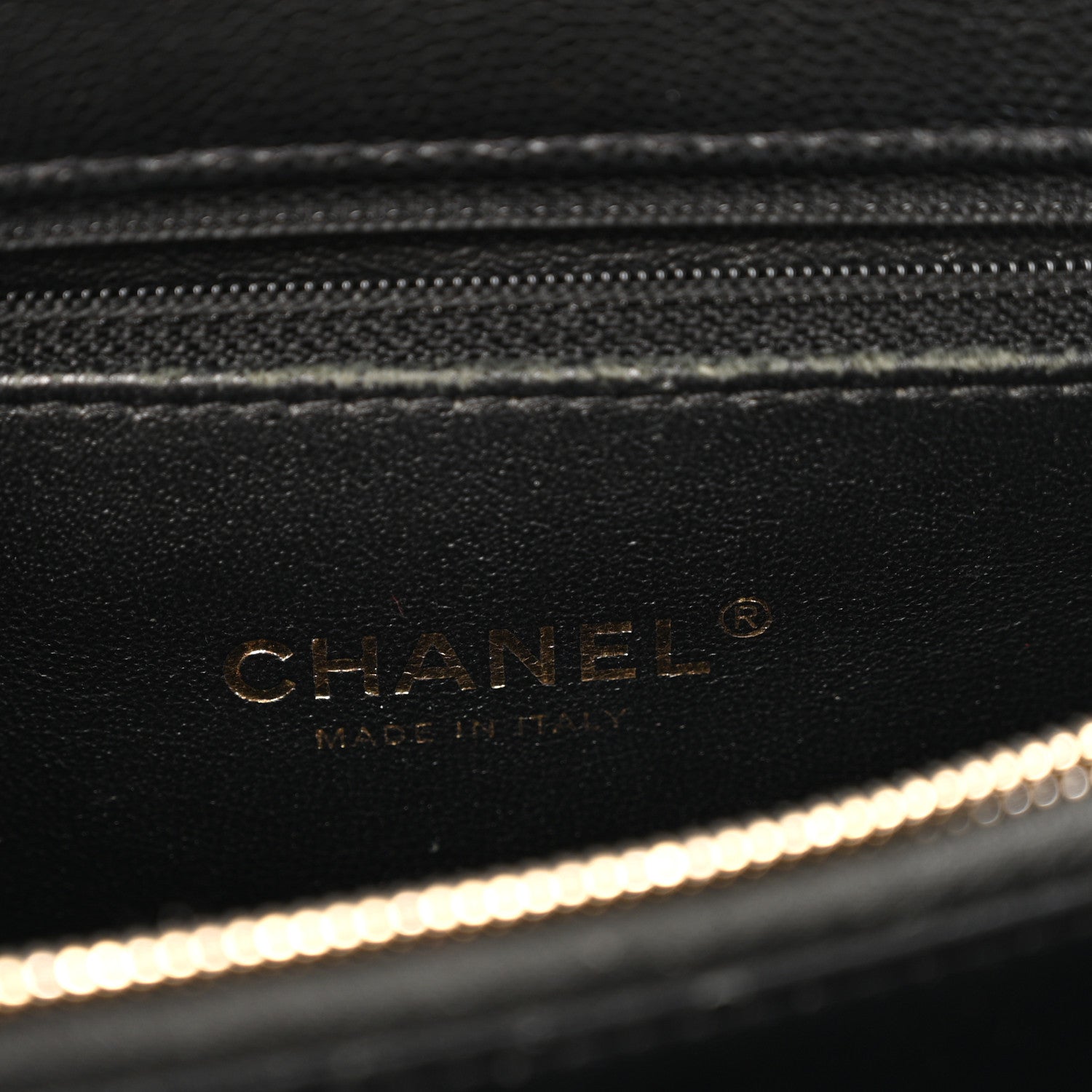 Chanel Caviar Lizard Quilted Large Coco Handle Flap Black 6 of 12