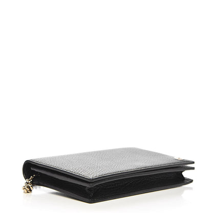 Gucci Dollar Calfskin Medium Betty Chain Wallet Black 4 of 12