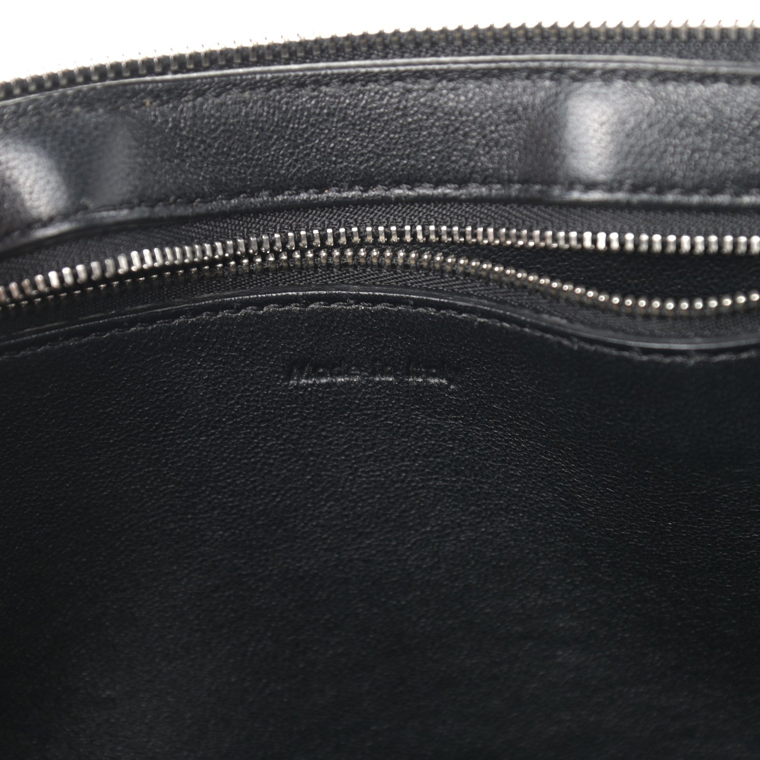 Celine Smooth Calfskin Medium Bi-Color Edge Shoulder Bag Black Cream 12 of 12