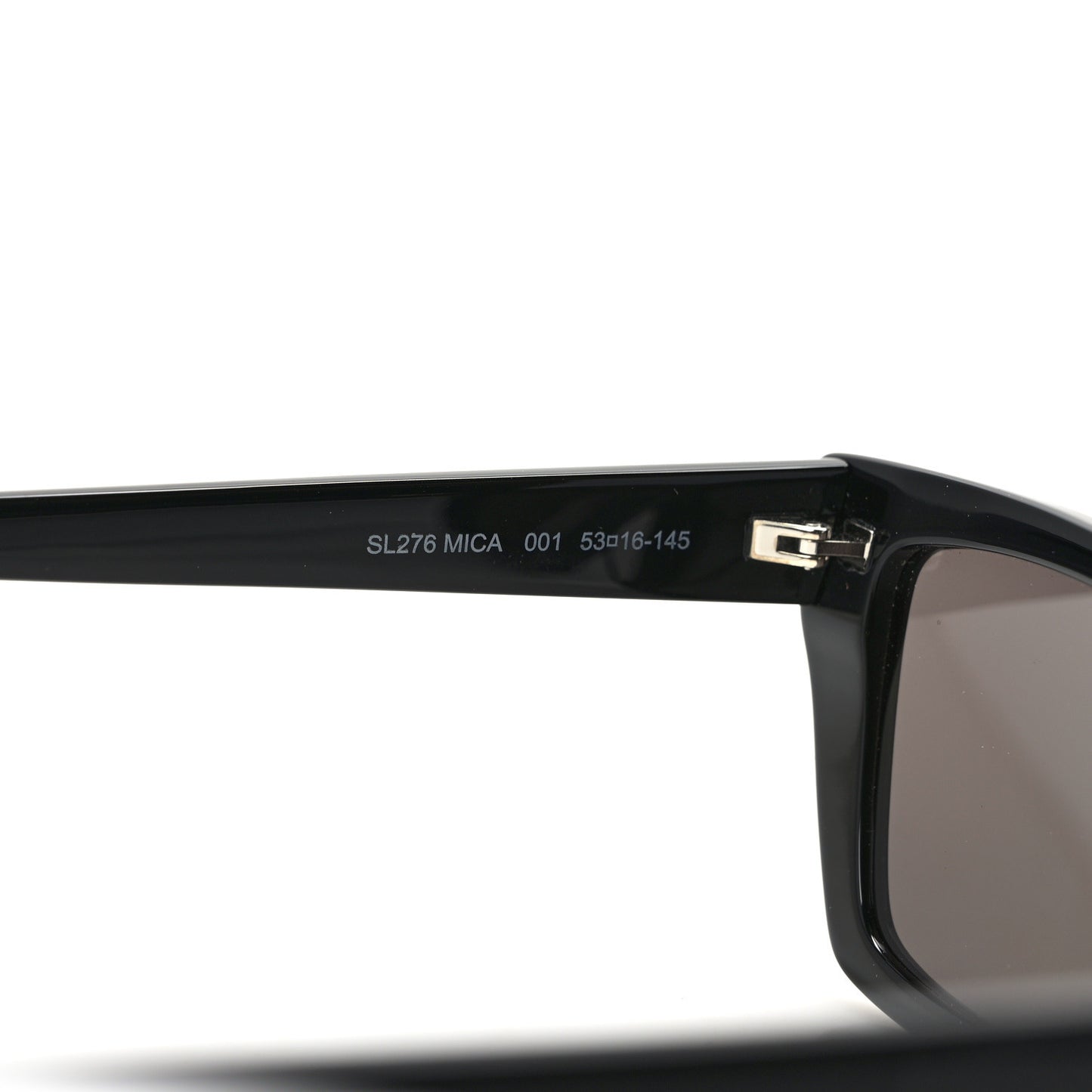 Acetate Mica Cat Eye Sunglasses SL 276 Black