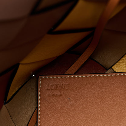 Loewe Calfskin Small Woven Basket Surplus Bag Hazelnut Camel 6 of 12