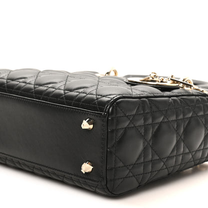 Christian Dior Lambskin Cannage Small My ABCDior Lady Dior Black 10 of 10