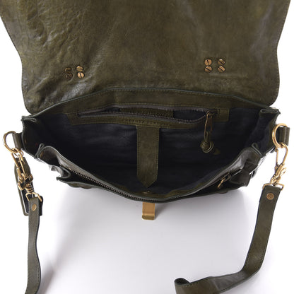Proenza Schouler Lambskin PS1 Medium Satchel Military 6 of 10