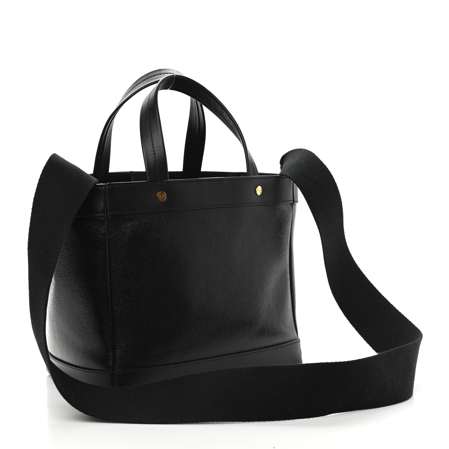 Tom Ford Coated Denim Logo T Screw Tote Black 3 of 8