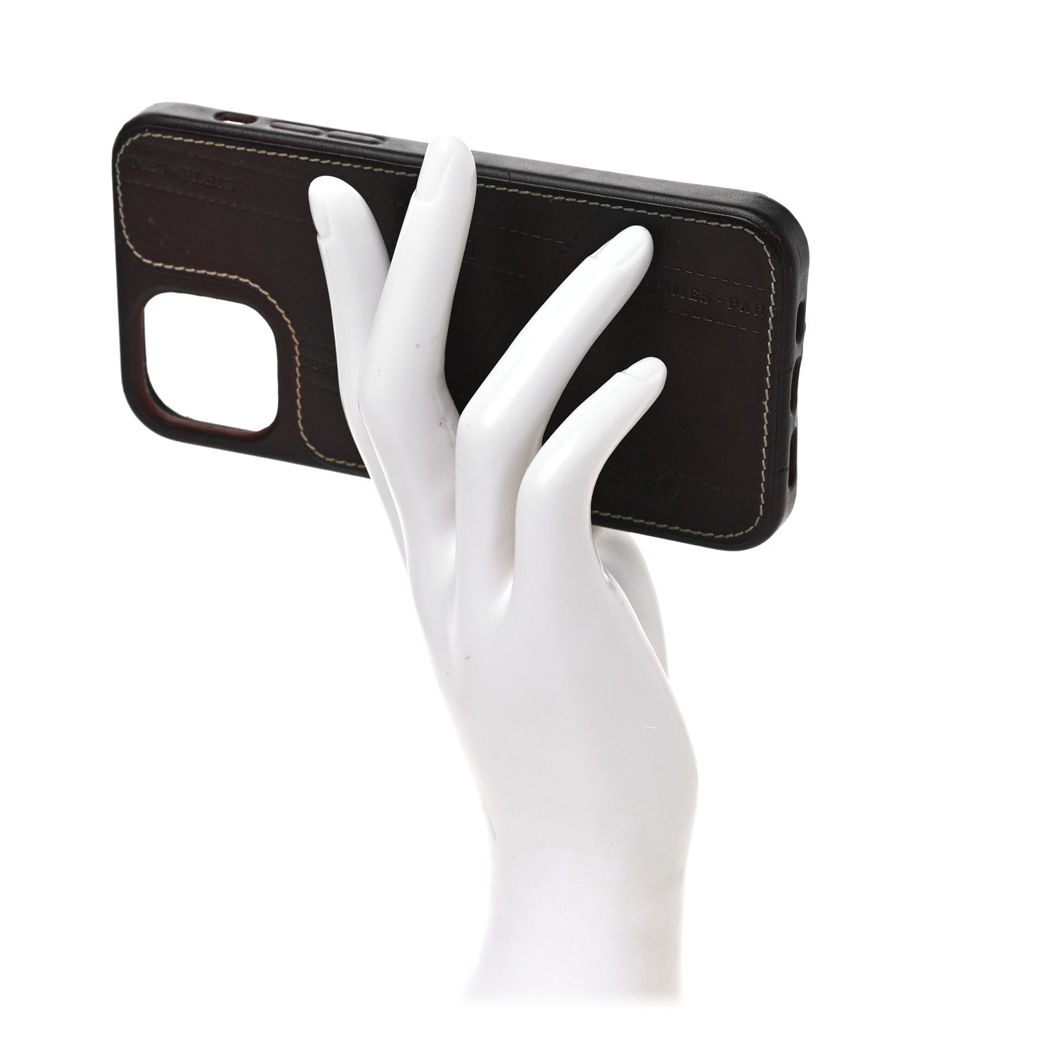 Hermes Barenia Bolduc iPhone 12/12 Pro Case Fauve 2 of 6