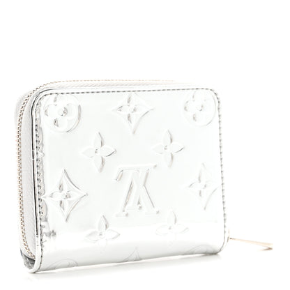 Louis Vuitton Monogram Mirror Zippy Coin Purse Silver 3 of 6