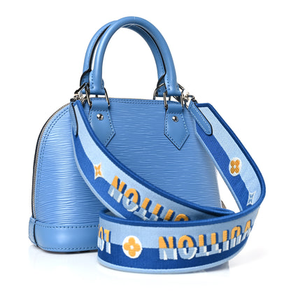 Louis Vuitton Epi Jacquard Alma BB Bleuet 3 of 8