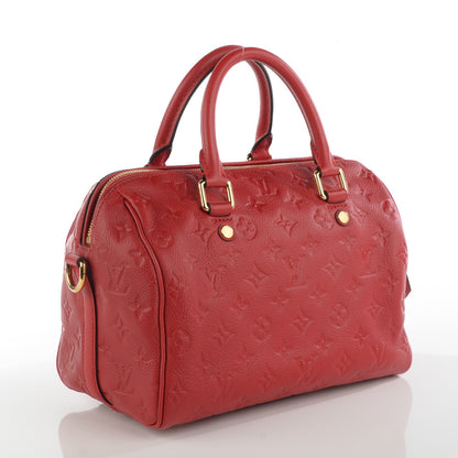 Louis Vuitton Empreinte Speedy Bandouliere 25 Rouge 3 of 7