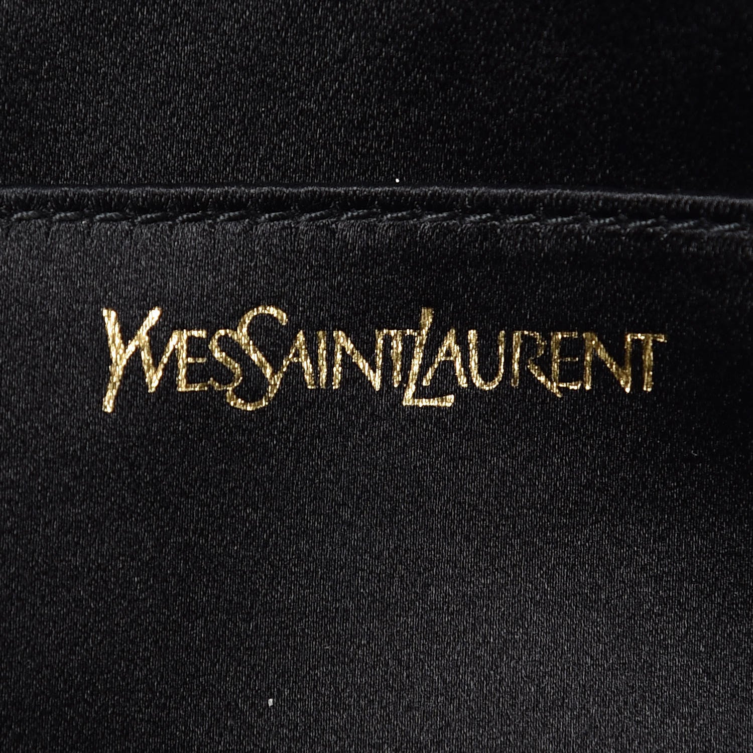 Saint Laurent Calfskin Monogram Large Belle De Jour Clutch Black 6 of 9