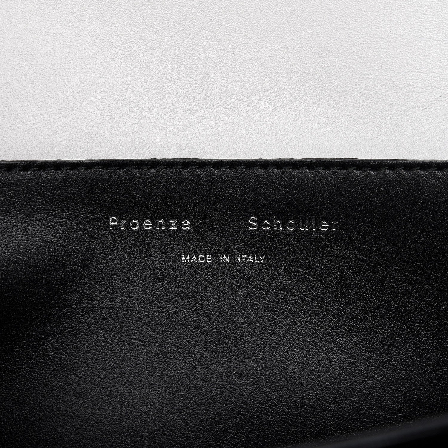 Proenza Schouler Elaphe Ayers Hava Clutch White Beige Silver 6 of 7