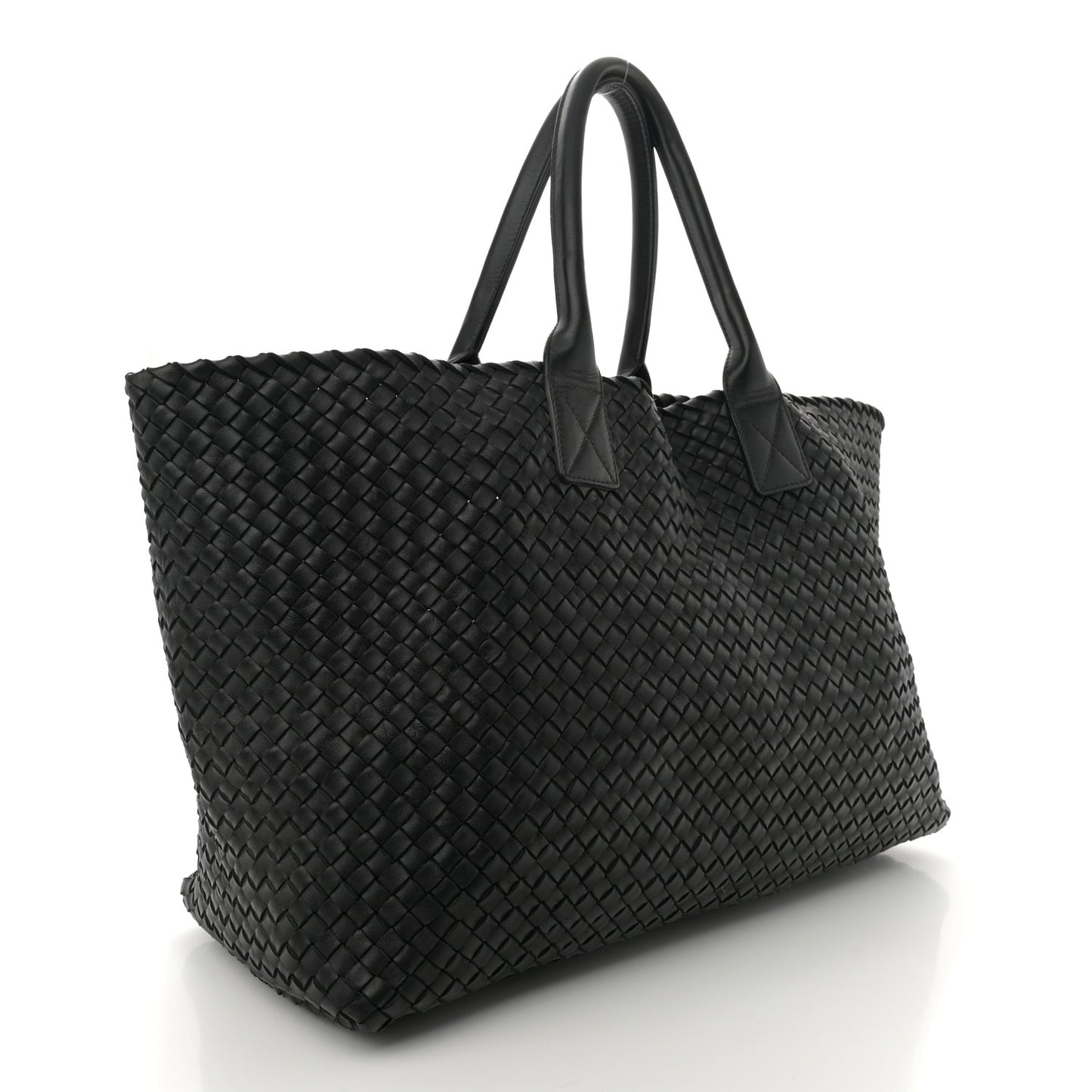 Nappa Intrecciato Large Cabat Black