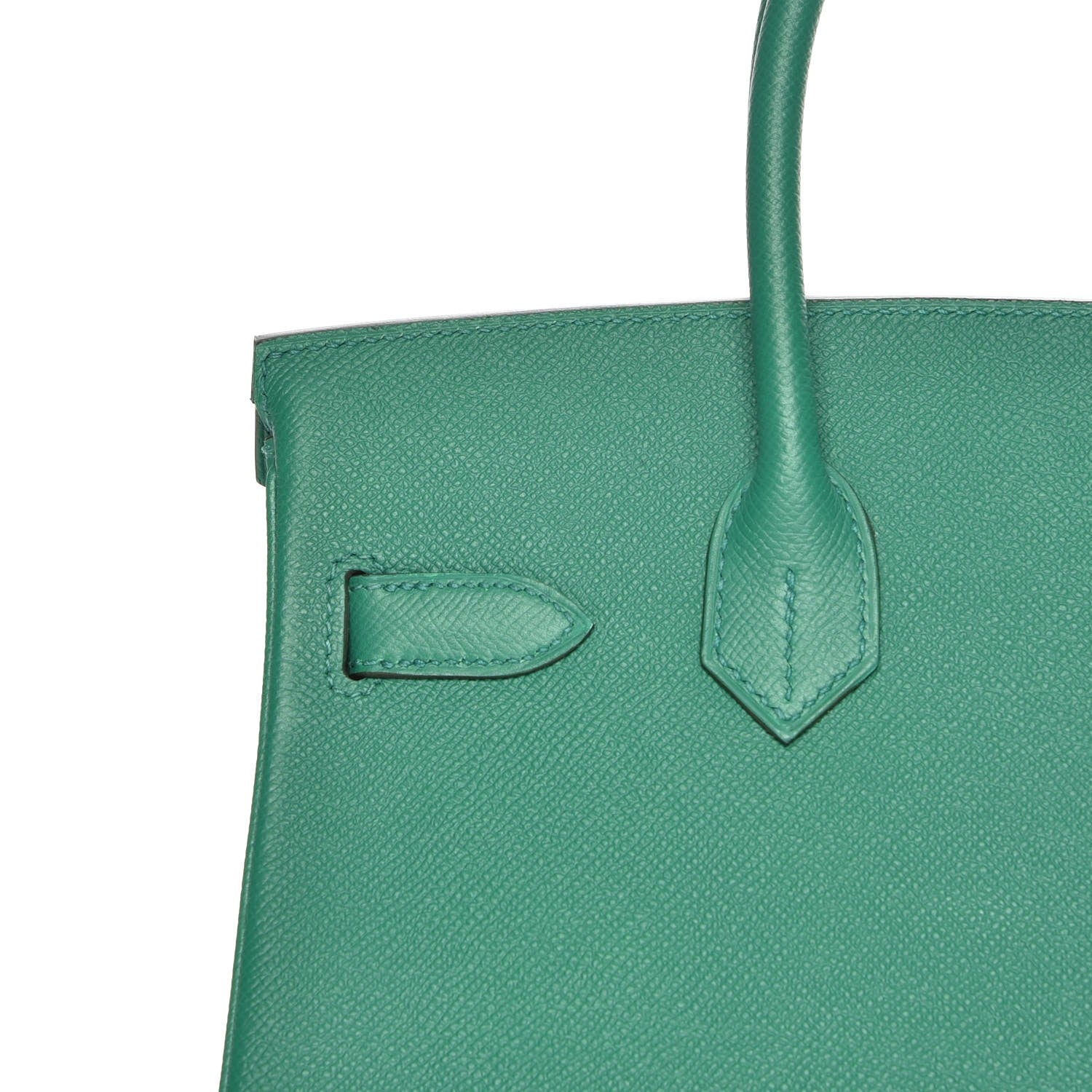 Hermes Epsom Birkin 30 Vert Vertigo 26 of 32