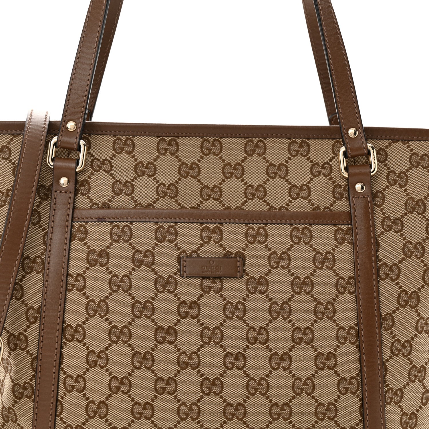 Gucci GG Supreme Monogram Medium Joy Tote Brown 8 of 15