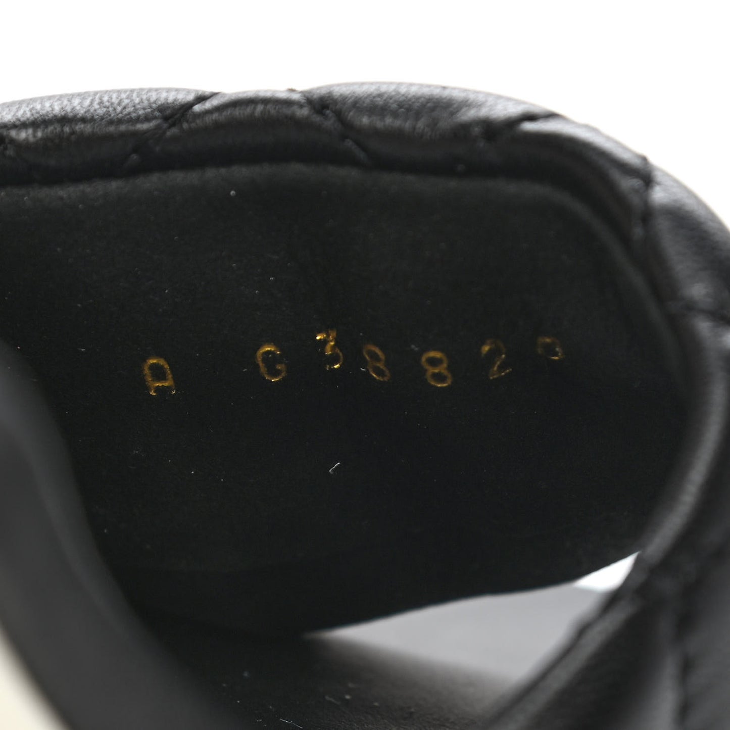 Lambskin Quilted Textured CC Mules 36 Black