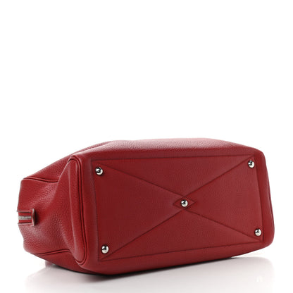 Hermes Taurillon Clemence Victoria II 35 Rouge Garance 4 of 13