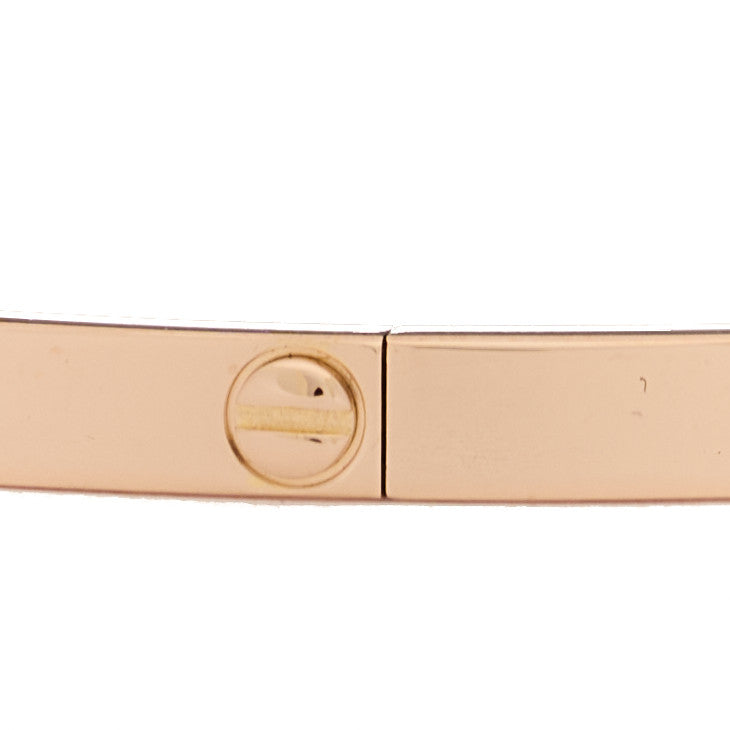 Cartier 18K Pink Gold Small LOVE Bracelet 18 6 of 6