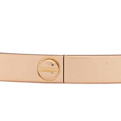 Cartier 18K Pink Gold Small LOVE Bracelet 18 6 of 6