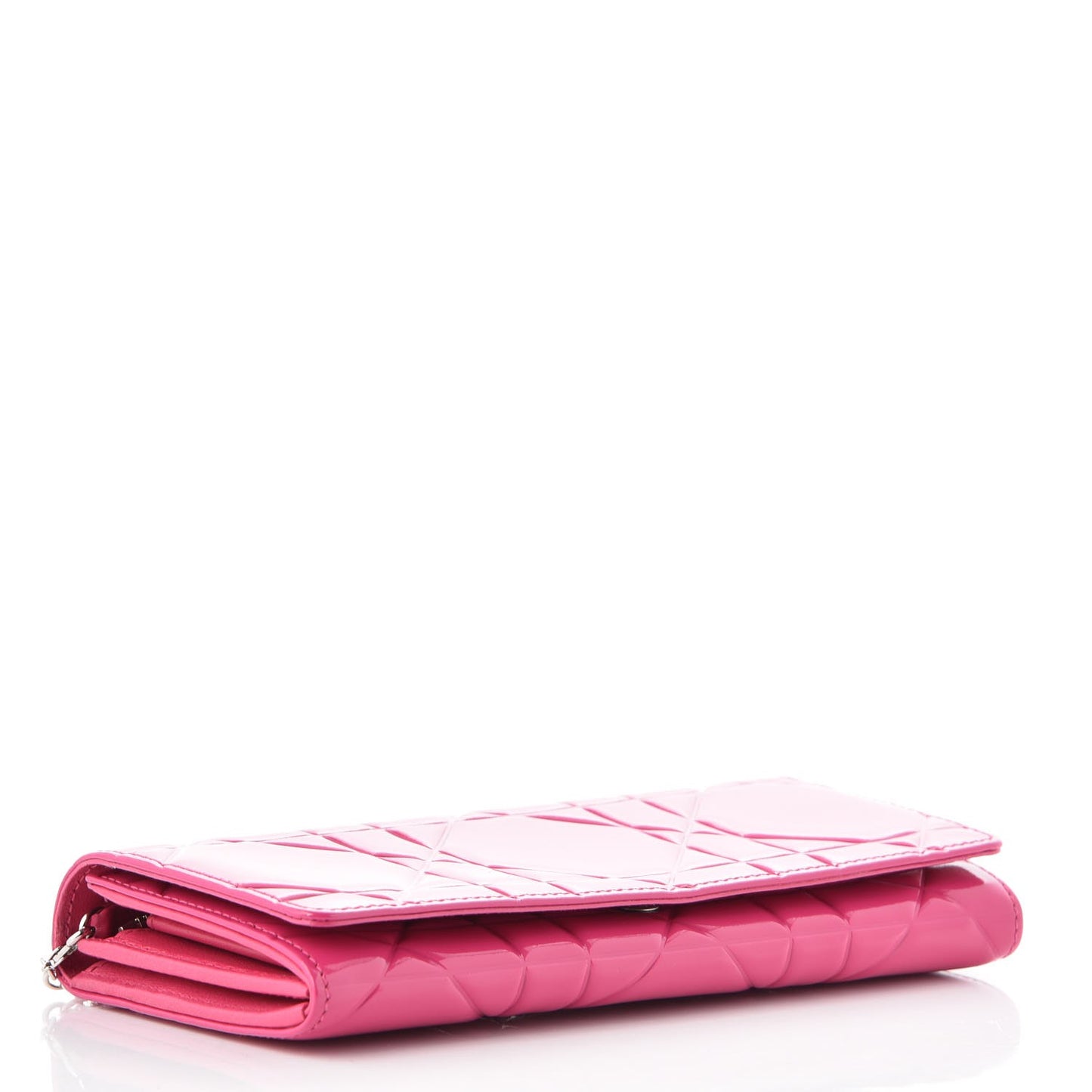 Patent Cannage Rendez-vous Chain Wallet Fuchsia