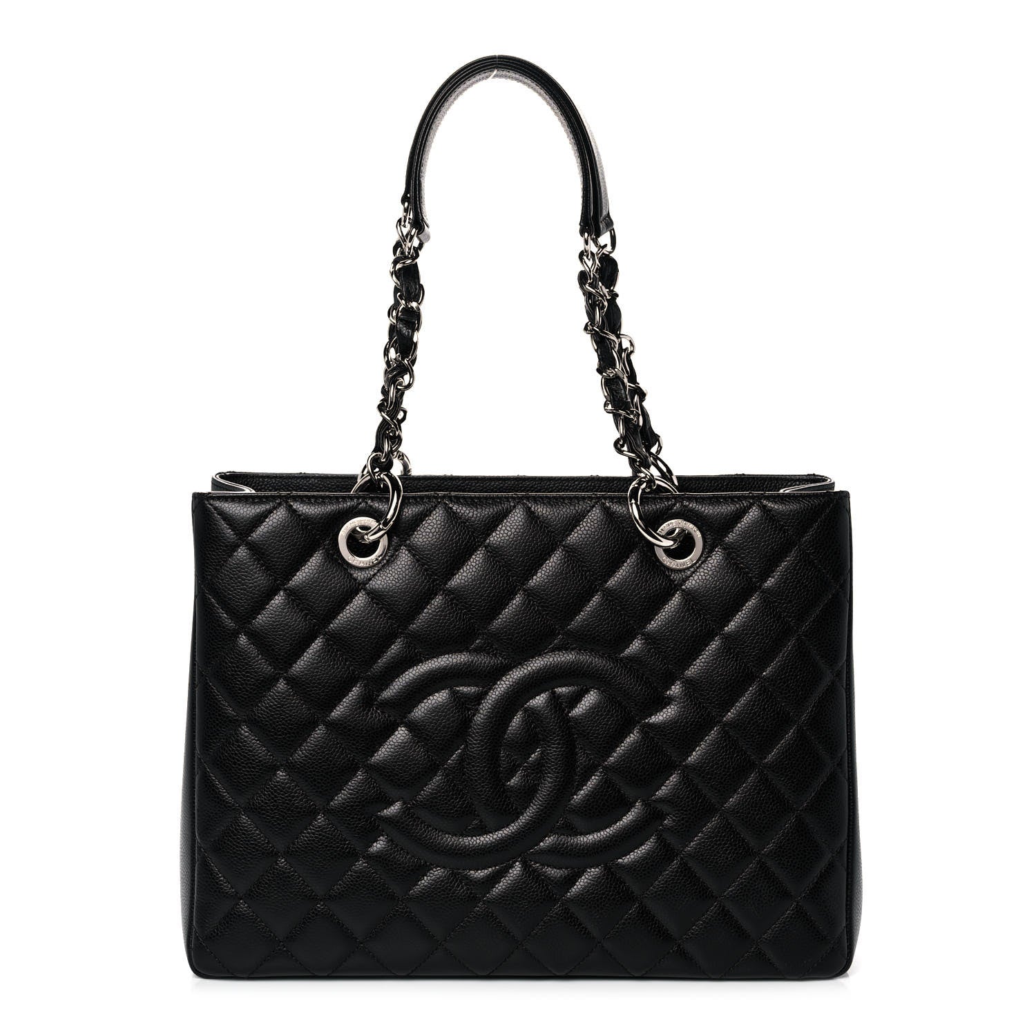 Chanel Caviar Quilted Grand Shopping Tote GST Black 1 of 11