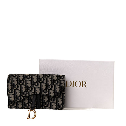 Christian Dior Oblique Saddle Belt Bag Blue 11 of 11