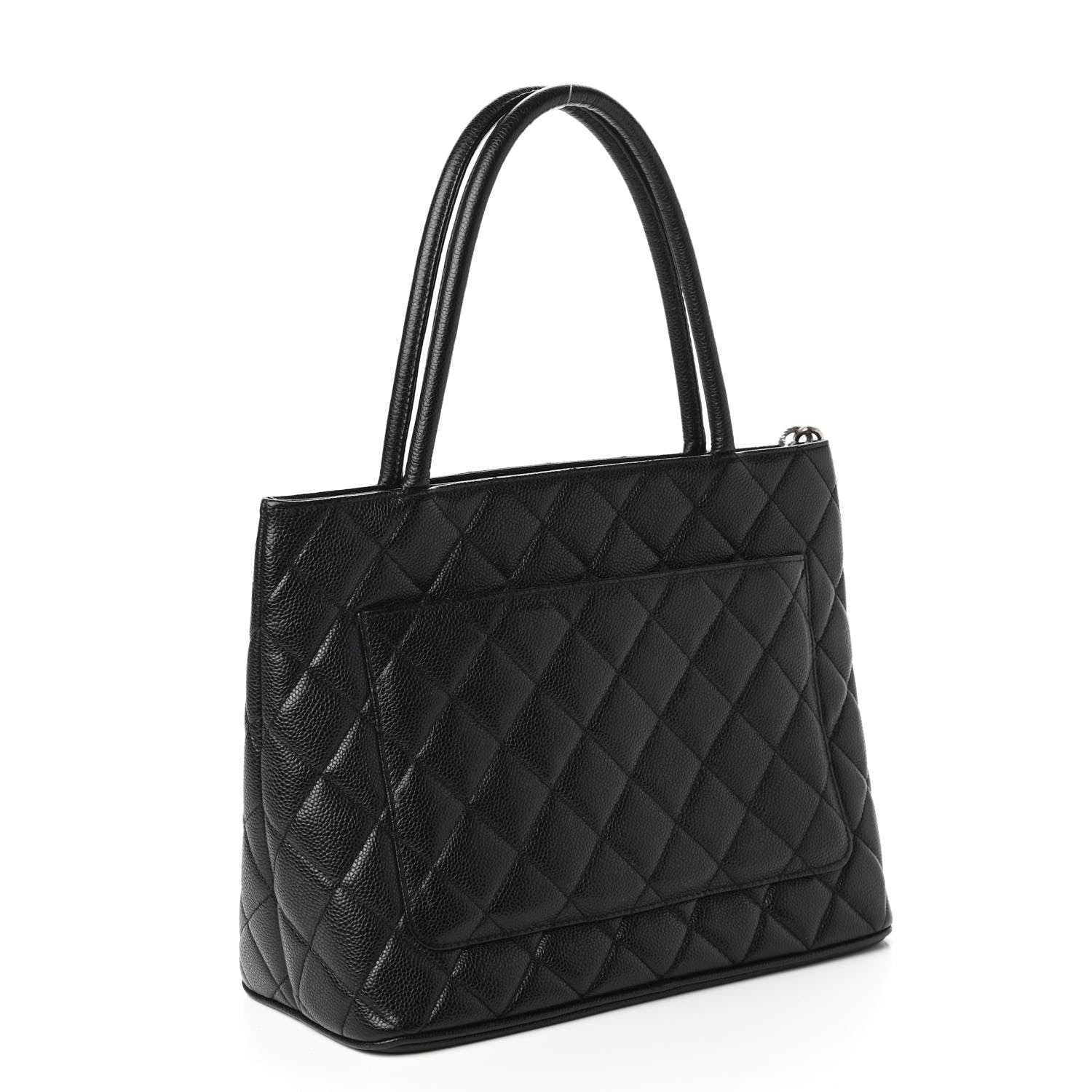 Chanel Caviar Quilted Medallion Tote Black 3 of 10