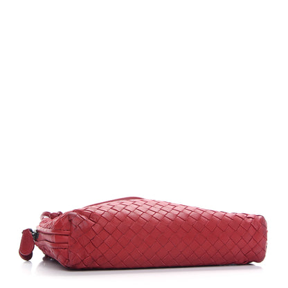 Bottega Veneta Nappa Intrecciato Nodini Crossbody Messenger Red 4 of 12