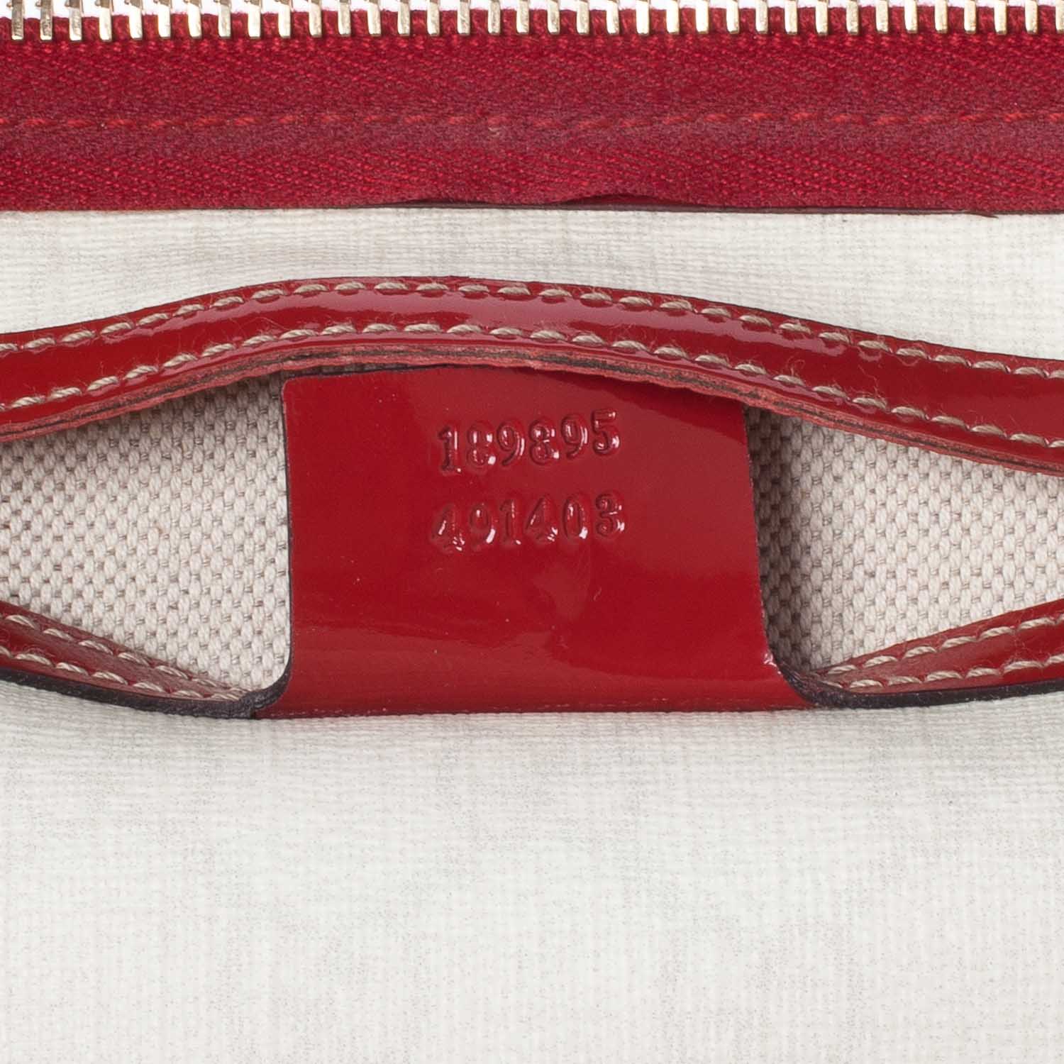 Gucci GG Plus Monogram Tattoo Medium Joy Boston Red Unicef 8 of 11