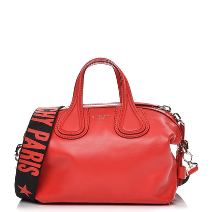 Givenchy Waxed Calfskin Micro Nightingale Medium Red 1 of 12