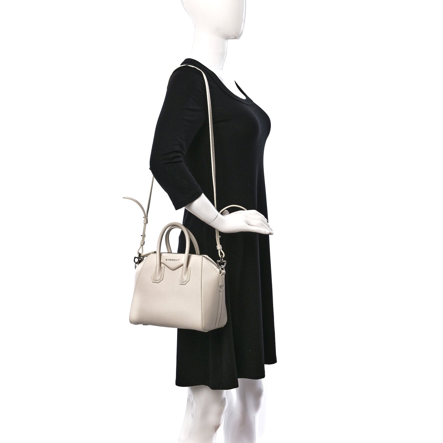 Givenchy Sugar Goatskin Small Antigona Off White 2 of 12