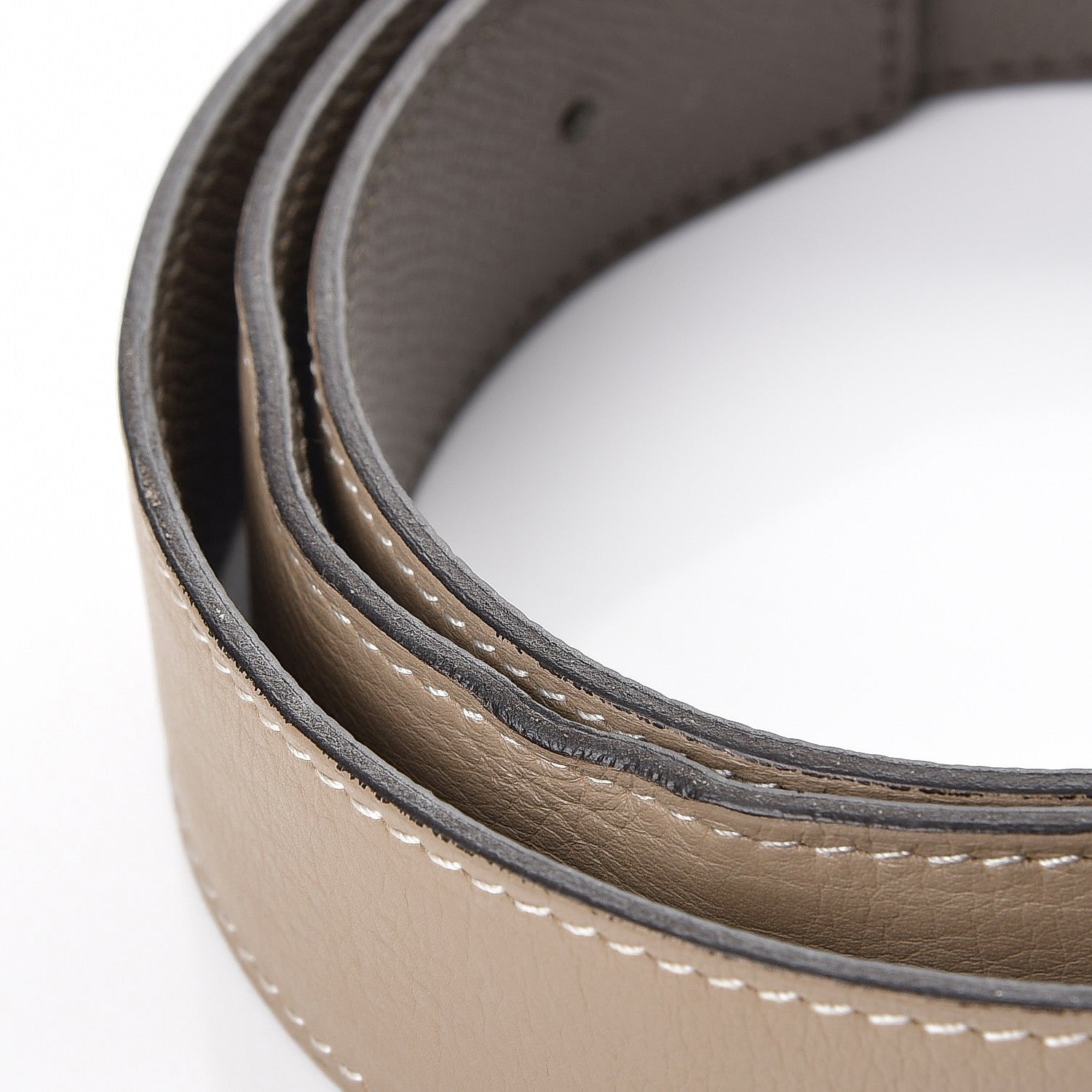 Hermes Swift Epsom Belt Strap 90 Etoupe Etain 6 of 7