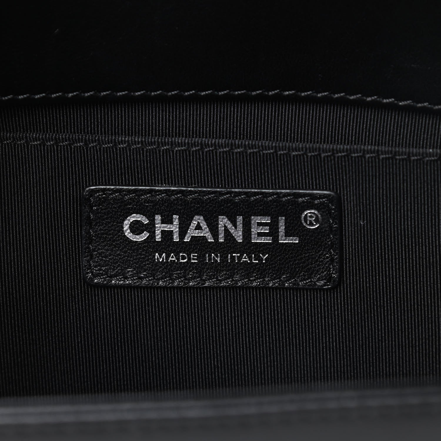 Chanel Lambskin Quilted Medium Boy Flap Black 6 of 17