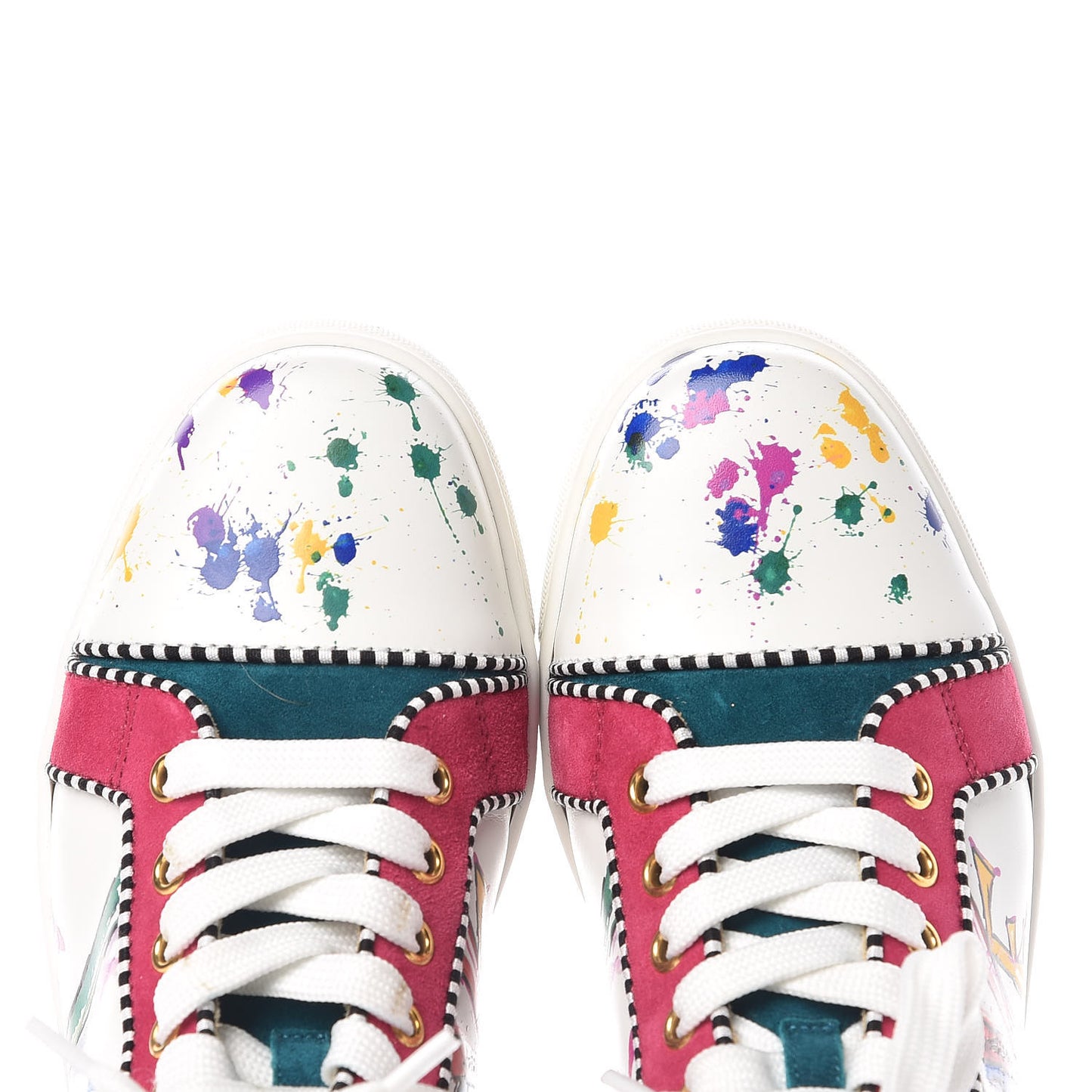 Calfskin Womens In Love Rantus Orlato Sneakers 35 White Multicolor