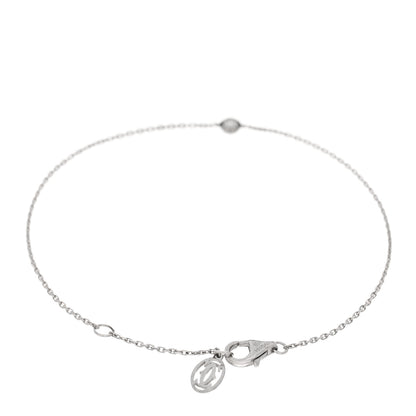 Cartier 18K White Gold Diamond XS D'Amour Bracelet 2 of 4