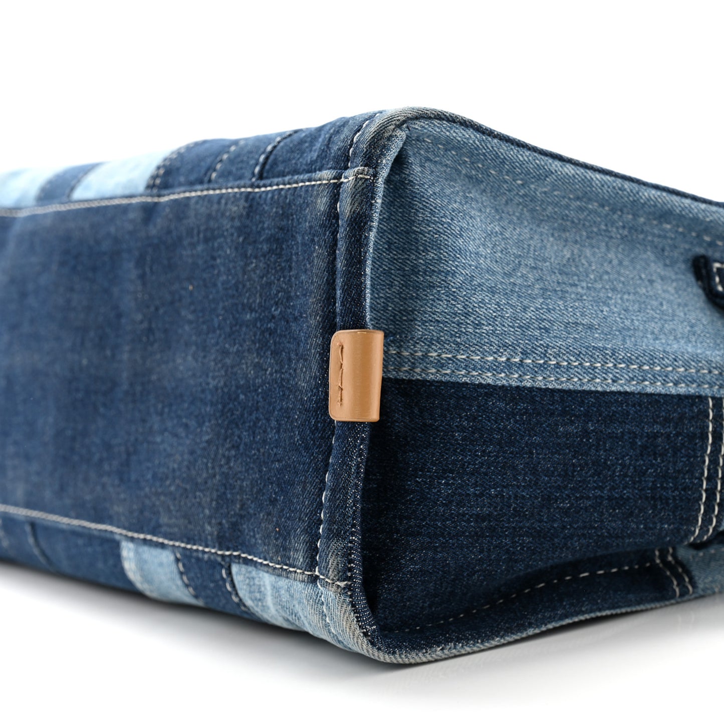 Denim Canvas Medium The Tote Bag Blue