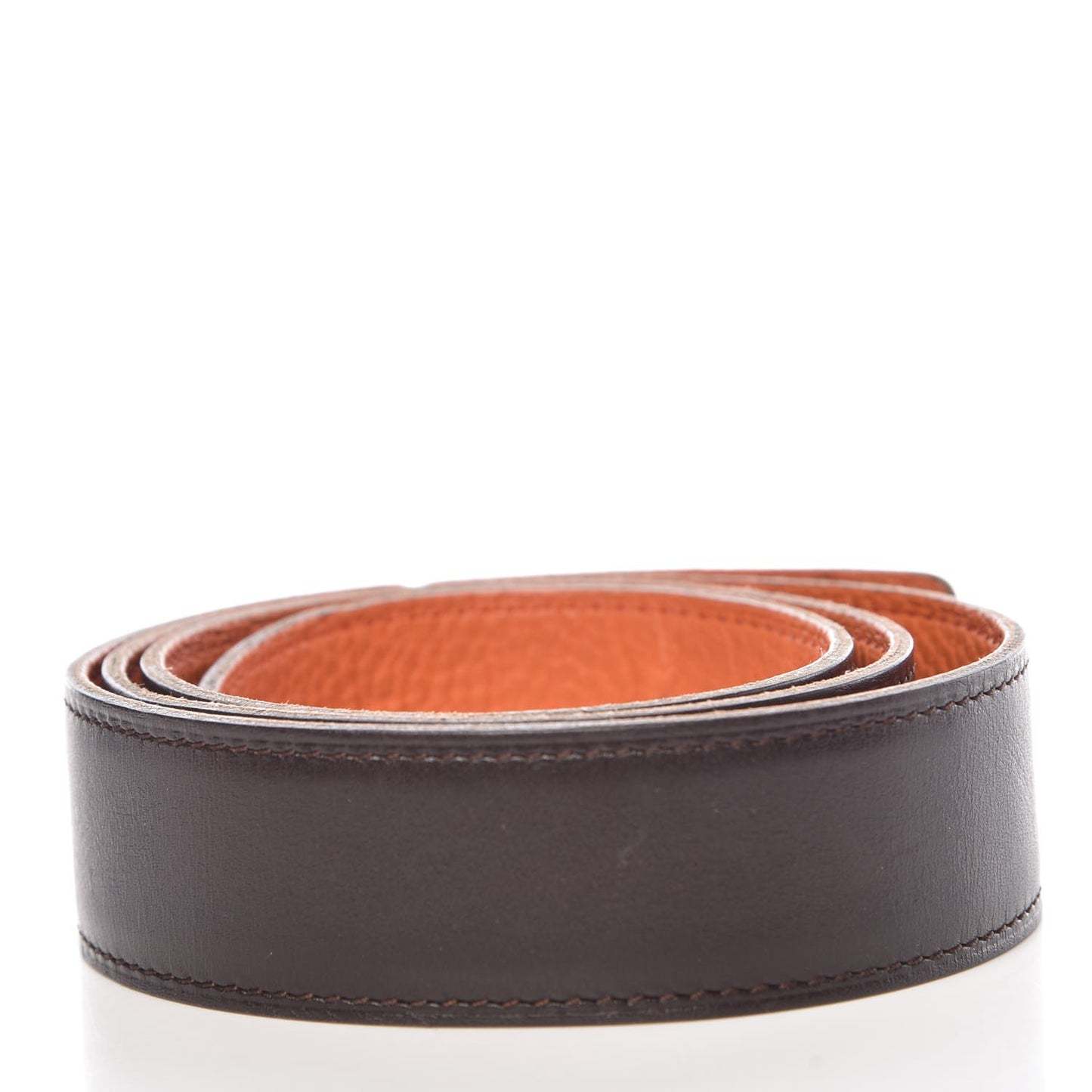 Box Togo 32mm Belt Strap 85 Chocolate Orange