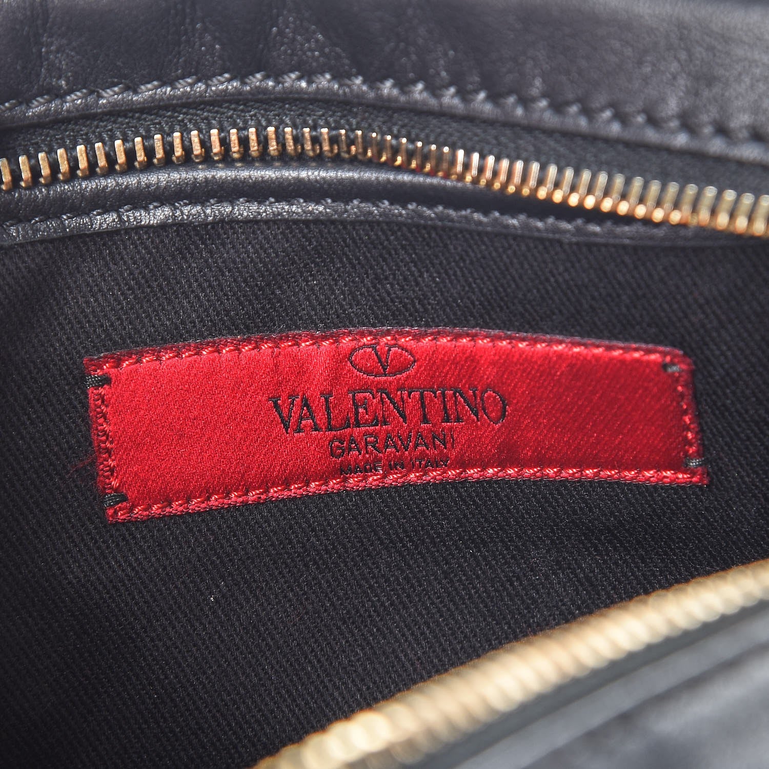 Valentino Garavani Calfskin Rockstud Camera Crossbody Bag Black 6 of 9