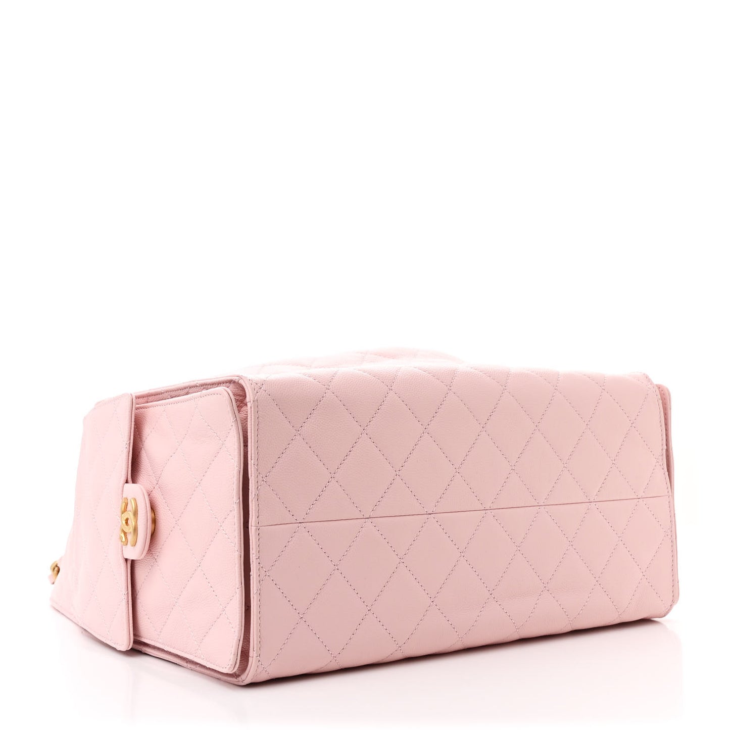 Caviar Quilted Medium Chanel 25 Handbag Light Pink