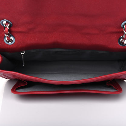 Chanel Caviar Quilted Large French Riviera Flap Red 5 of 16
