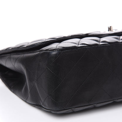 Chanel Lambskin Quilted Jumbo Single Flap Black 8 of 17