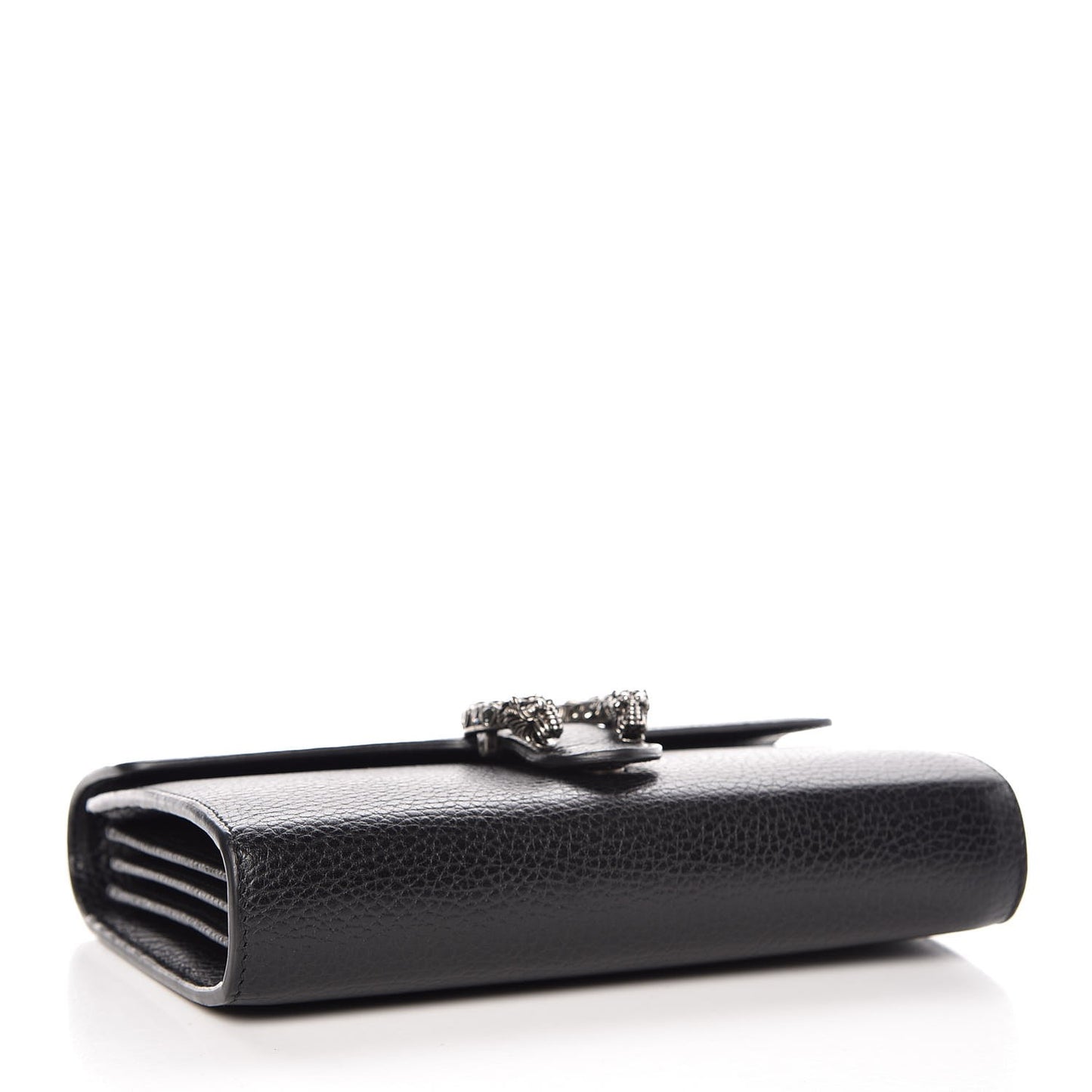 Calfskin Mini Dionysus Chain Wallet Black