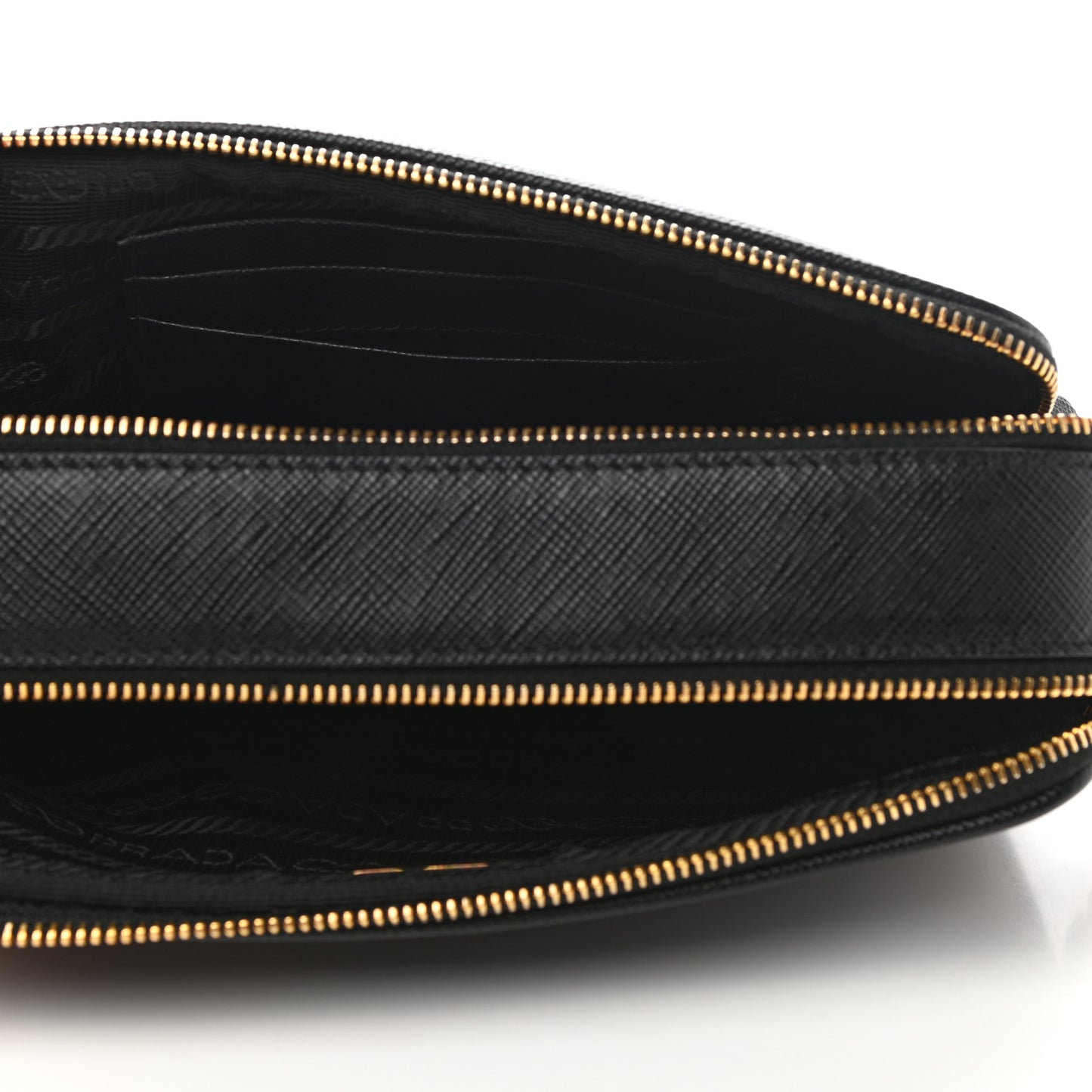 Saffiano Mini Camera Crossbody Bag Black