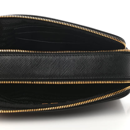 Prada Saffiano Mini Camera Crossbody Bag Black 5 of 10