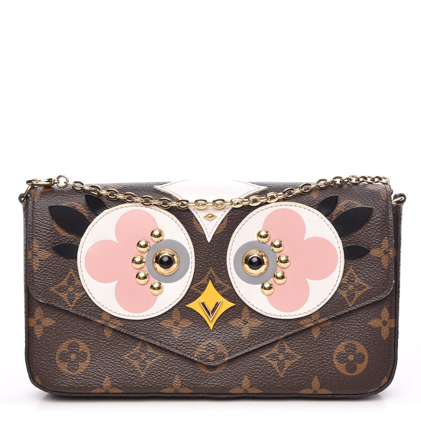 Monogram Lovely Birds Pochette Felicie Chain Wallet